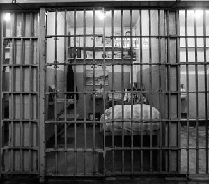 Cells in Alcatraz prison, San Francisco, California Author William Warby from London, England