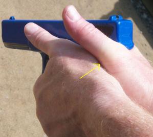 2 bases of thumbs together paint