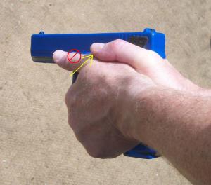 8 firing thumb on support thumb paint 2