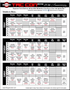 TacCon 2018 schedule