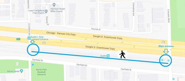 Austin L subway incident discharge point