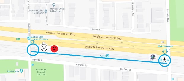 Austin L subway incident victim runner POlice walker