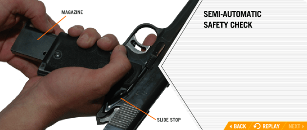 MPD FIREARMS SAFETY - TRAINING COURSE slide lock