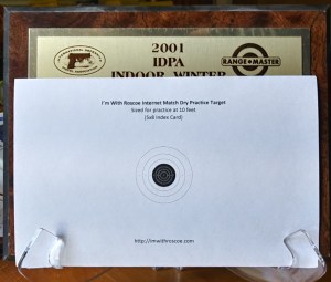 IWR dry practice target