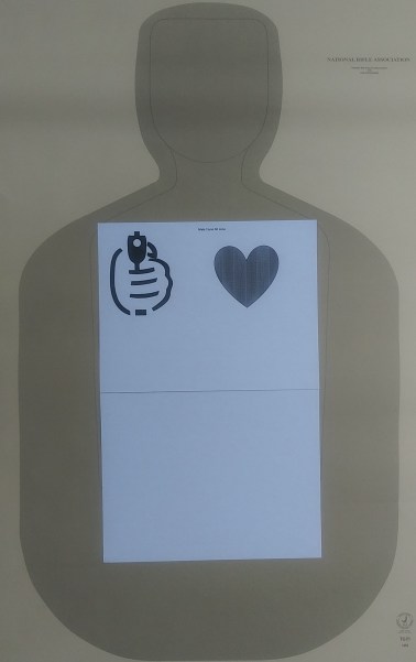 Two sheet target