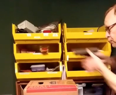 Dry Practice over boxes eye-target line