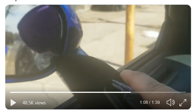 car homey shows gun in UM holster